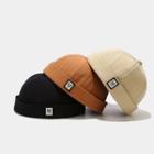Letter M Applique Brimless Hat