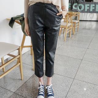 Faux Leather Pants