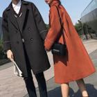 Couple Matching Double-breasted Midi Coat