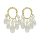 Cluster Chandelier Earrings (pearl) One Size