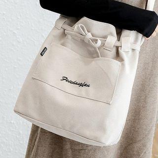 Simple Lettering Crossbody Bag