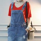 Short-sleeve Linen-blend T-shirt