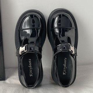 Buckled T-strap Mary Jane Shoes