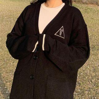 Numbering Print Cardigan