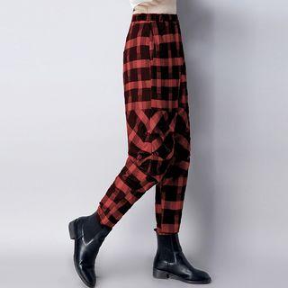 Checker Harem Pants