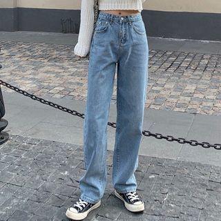 Heart Patch Wide Leg Jeans