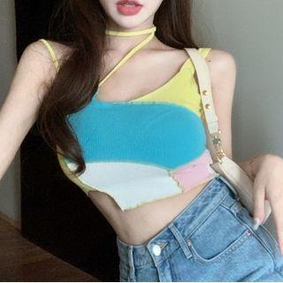 Strappy Cold Shoulder Camisole Top