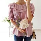Frill-layered Top