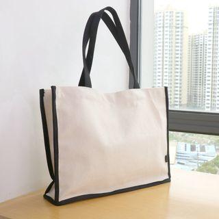 Canvas Shoulder Bag Off-white - One Size