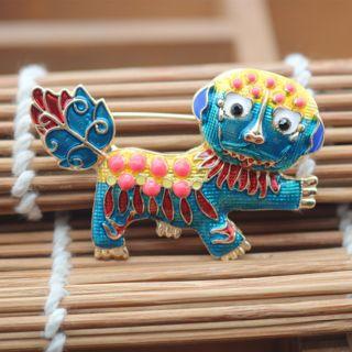 Retro Alloy Lion Brooch Lion - One Size