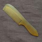 Horn Hair Comb 403b - Green - 15cm X 3.3cm