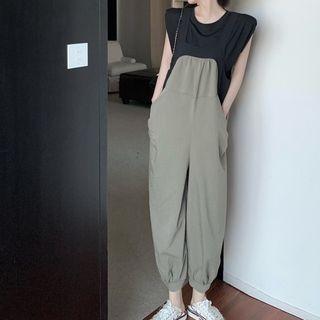 Sleeveless Top / Harem Jumper Pants