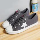Star Applique Lace Up Sneakers
