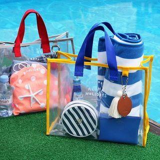 Aloha Holidays Transparent Beach Bag