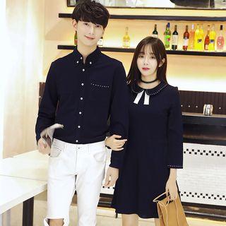 Long-sleeve Shirt / Collared Dress