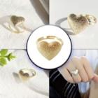 Heart Open Ring 5750 - Gold - One Size