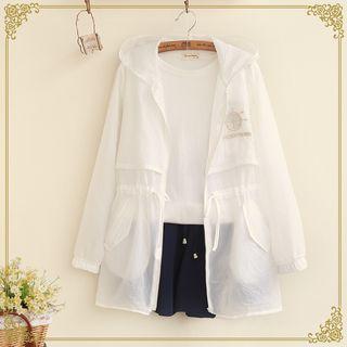Knit Hooded Jacket