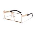 Geometric Metal Frame Glasses