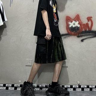 Tie-dye Print Cargo Shorts