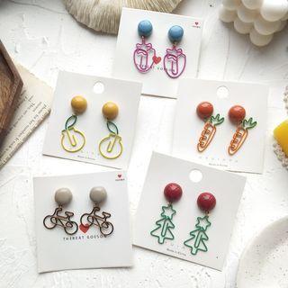 Wirework Resin Alloy Dangle Earring (various Designs)