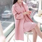 Open-front Patch-pocket Coat