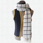 Fairy Tail Nuts Check Woolen Scarf