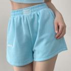 High-waist Ruched Denim Pleated Skirt