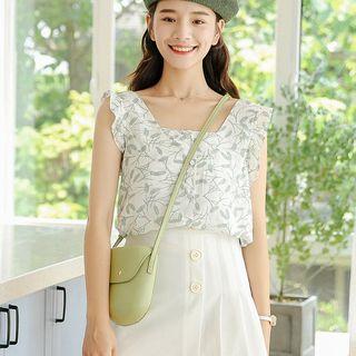 Printed Sleeveless Blouse
