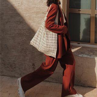 Blazer / Wide Leg Pants