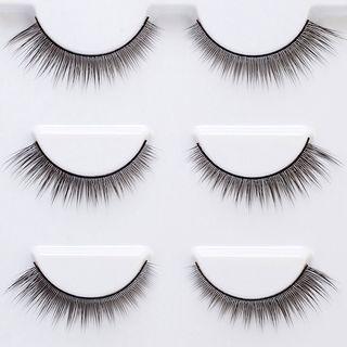 False Eyelashes (3 Pairs) #l16 L16 - One Size