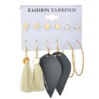 Set Of 6 Pairs: Earring 6 Pairs - As Shown In Figure - One Size