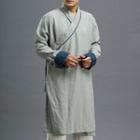 Chinese Style Linen Long-sleeve Top