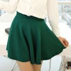 Ruffle-trim A-line Mini Skirt