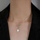 Padlock Toggle Necklace