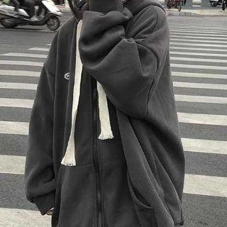 Loose-fit Printed Zip-up Jackets