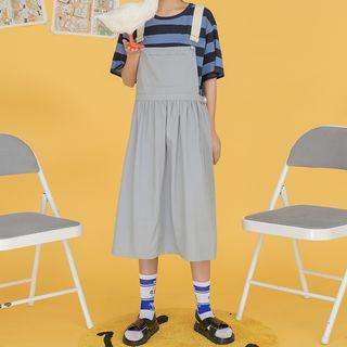 Plain A-line Jumper Shorts Gray - One Size