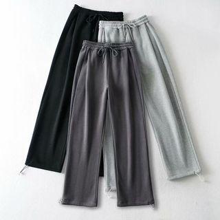 High-waist Wide Leg Jogger Pants