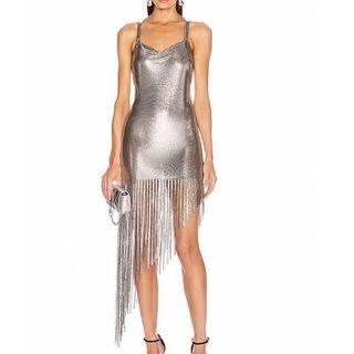 Tassel Detail Mini A-line Dress