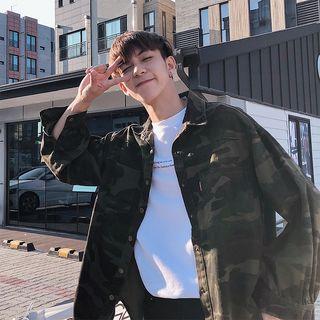Lightweight Camo Shirt Jacket