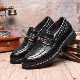 Embossed Loafers
