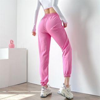 Drawcord Loose-fit Sweatpants In 6 Colors