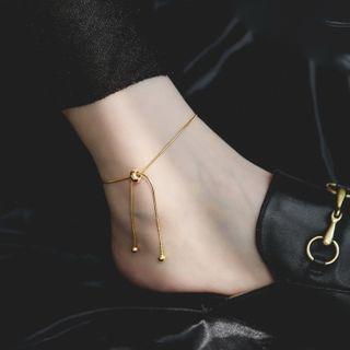 Stainless Steel Anklet As Shown In Figure - One Size
