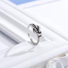 Knotted Ring Silver - One Size
