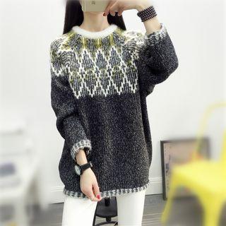 Argyle Thick Sweater