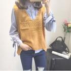 Asymmetrical Sweater Vest