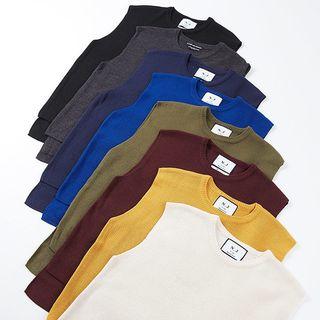 Couple Crew-neck Sleeveless Sweater In 8 Colors