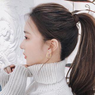 18k Gold Plated Alloy Hoop Earring
