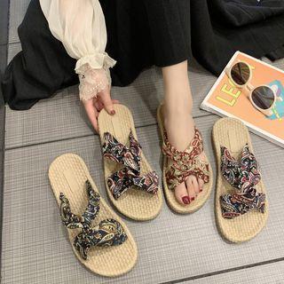 Crossover Espadrille Sandals