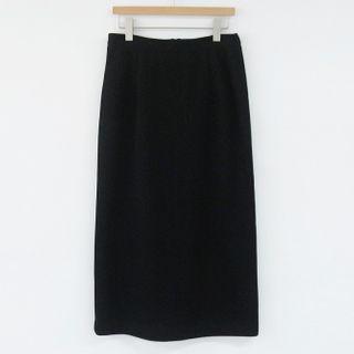 Long-sleeve Plaid Buttoned Blouse / Midi A-line Skirt