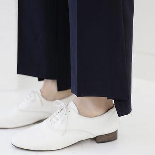 Cutout-hem Boot-cu T Pants